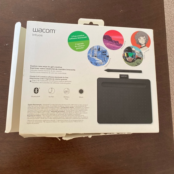 Wacom Intuos 6.0" x 3.7" Graphic Tablet with Stylus | drawing pad with pen - Picture 11 of 12